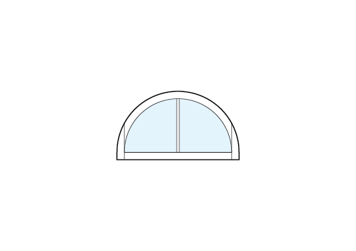 radius top front entry modern transom windows with one vertical true divided lites