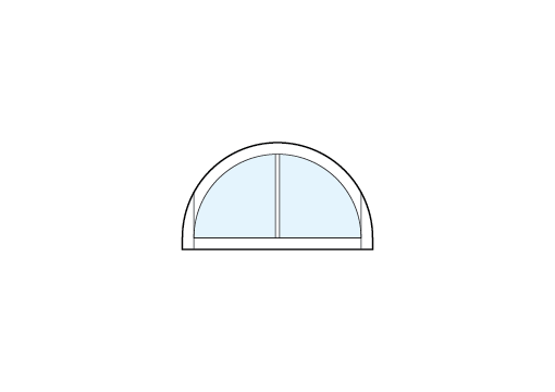 radius top front entry modern transom windows with one vertical true divided lites